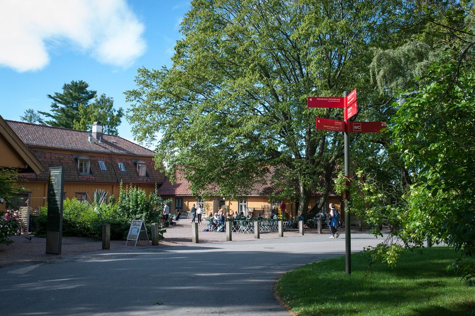 Inngangspartiet, Botanisk hage i Oslo