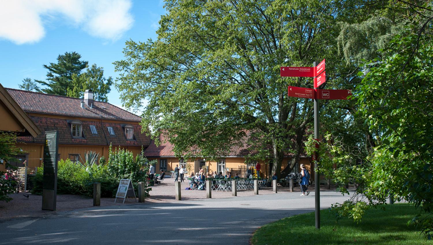 Inngangspartiet, Botanisk hage i Oslo