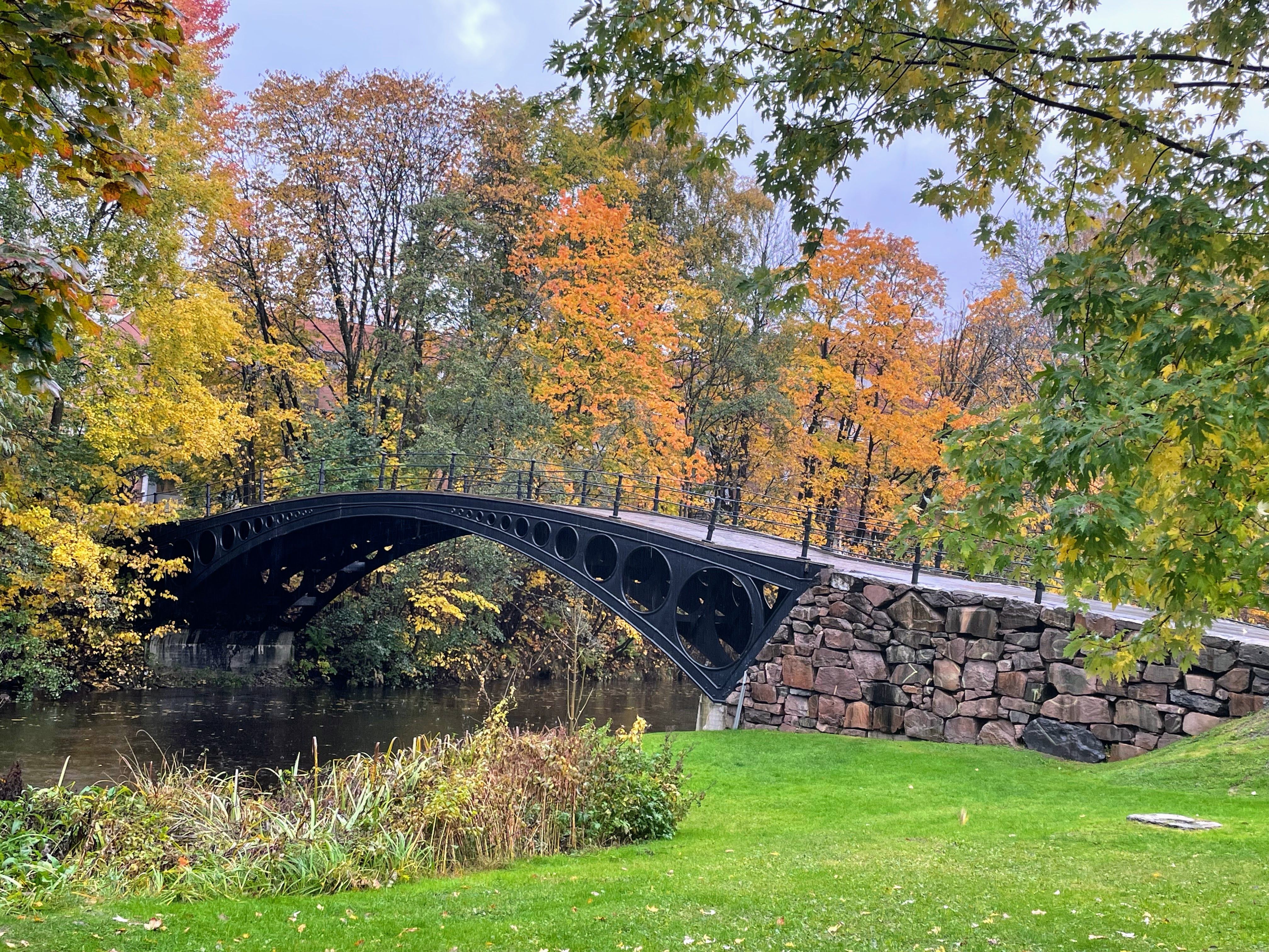 Løkke bro - smijernsbro i høstfarger
