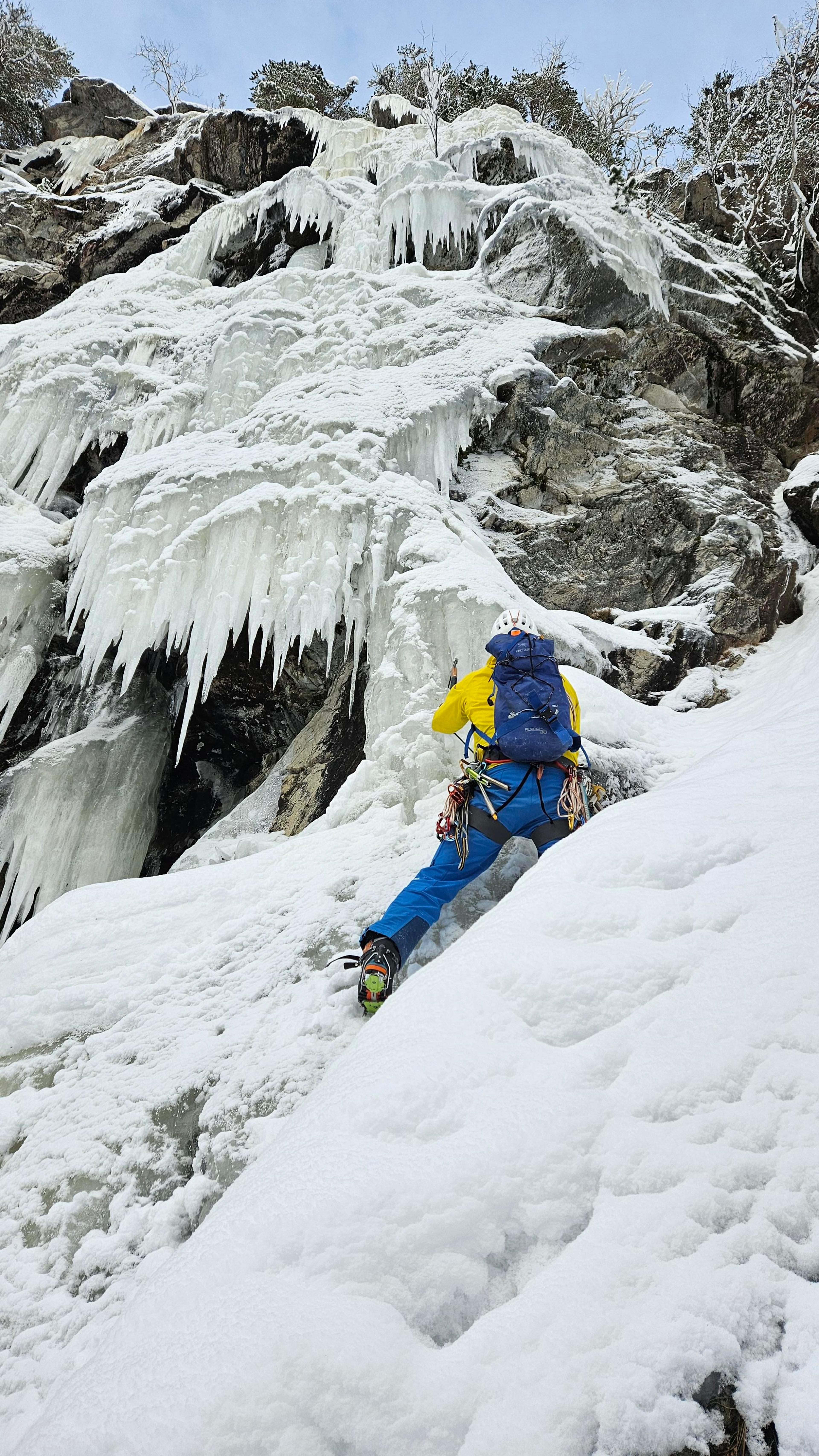 Ice climbing