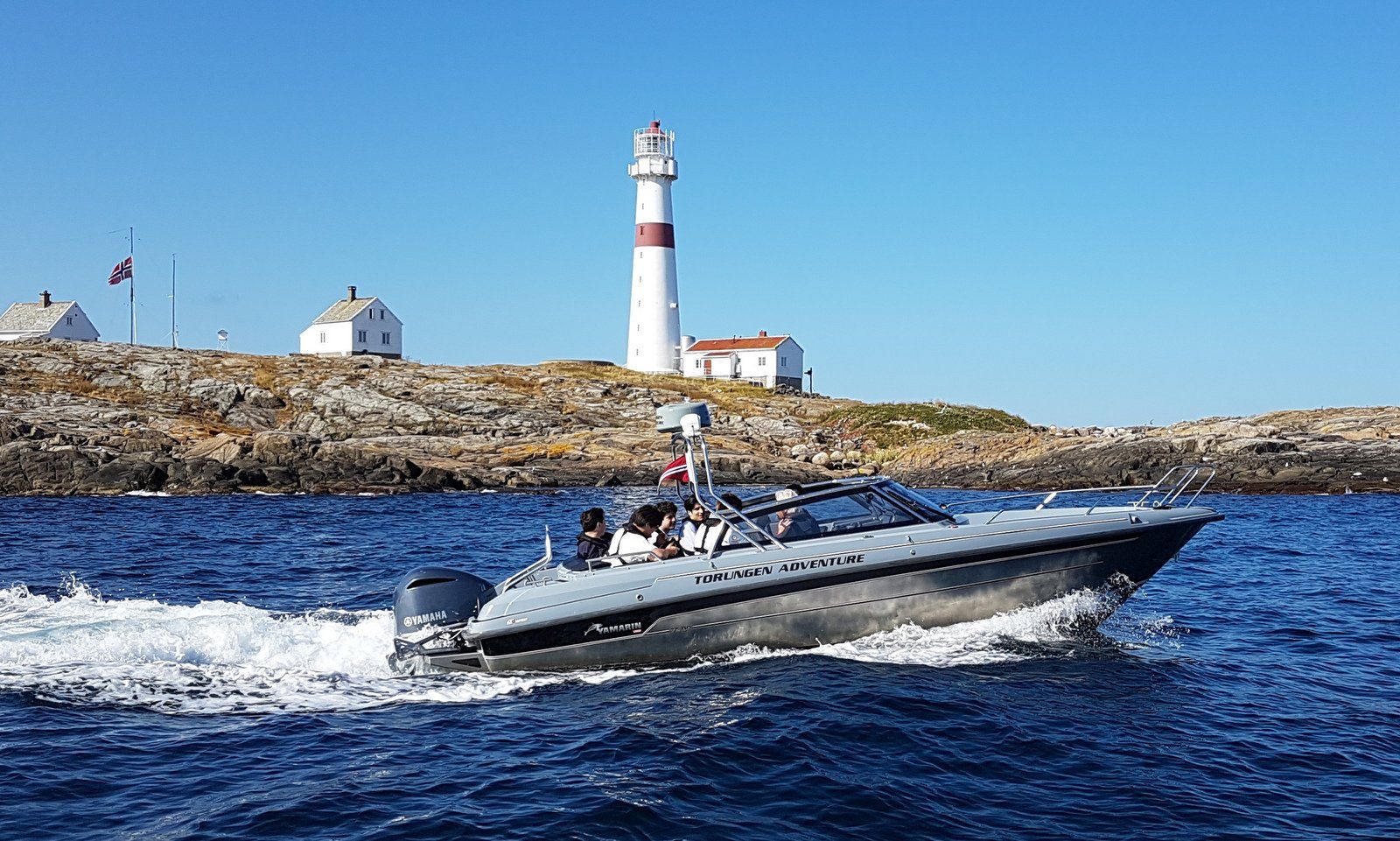 Båttransport til Torungen fyr