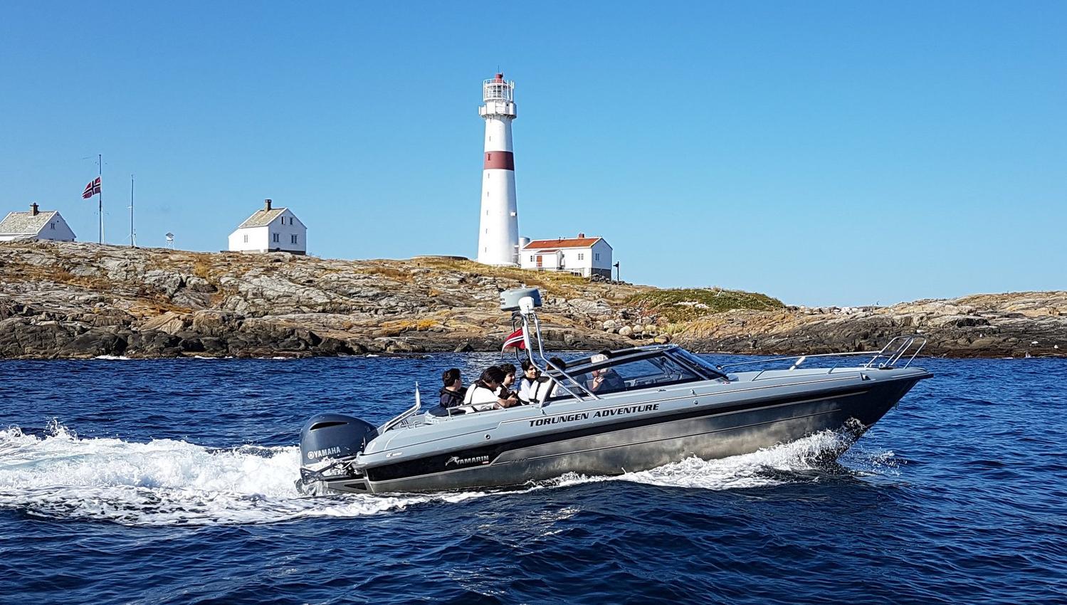 Båttransport til Torungen fyr