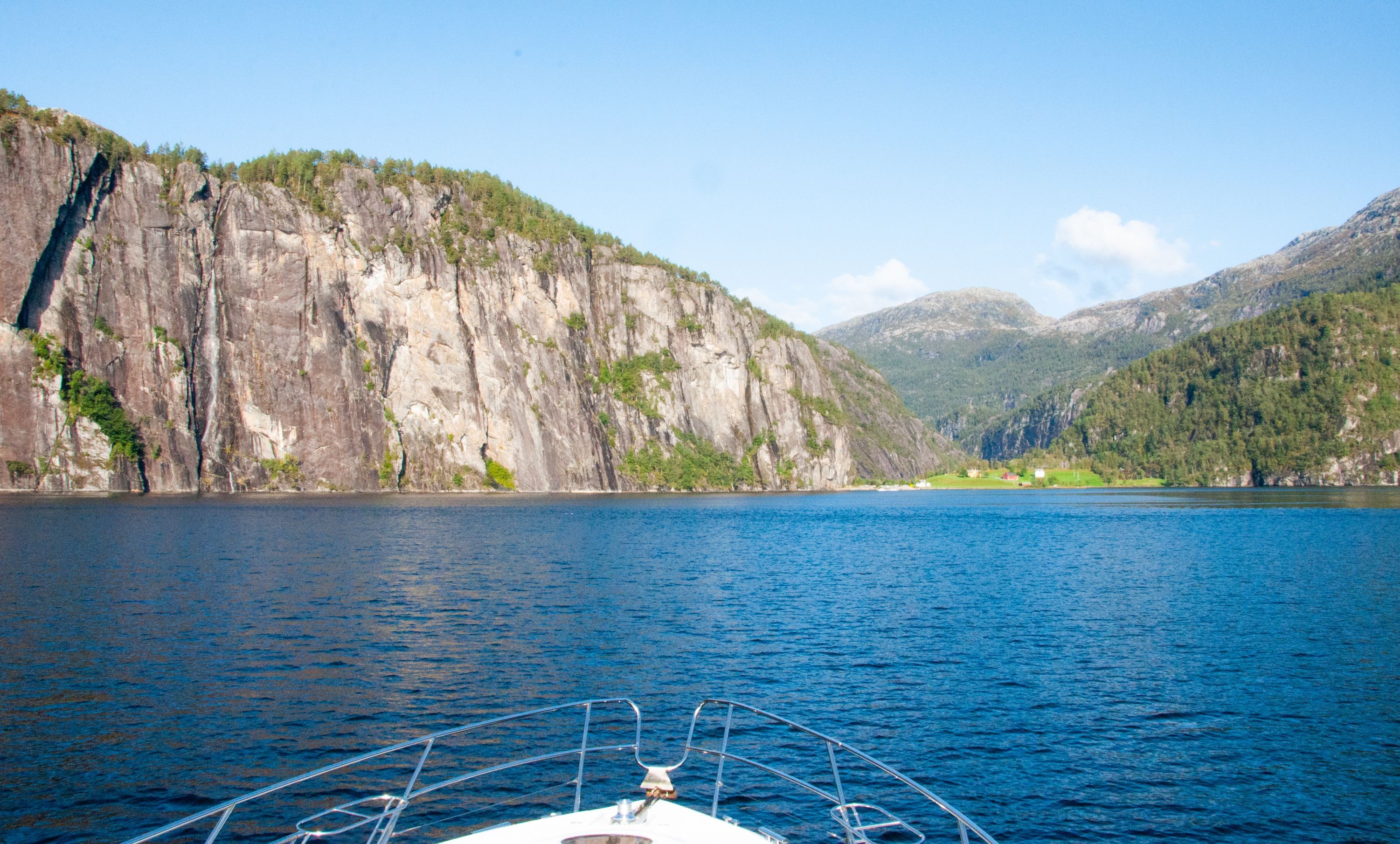 Beautiful view from the yacht