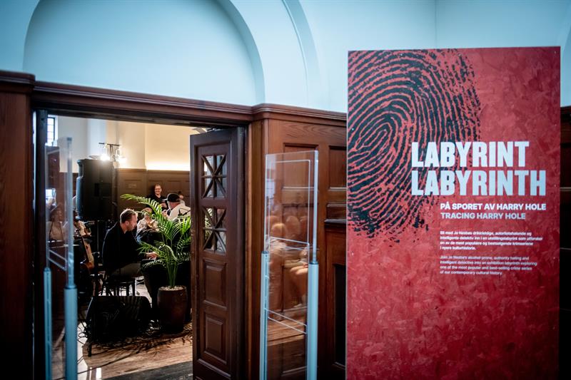 Harry Hole-utstillingen "Labyrint".