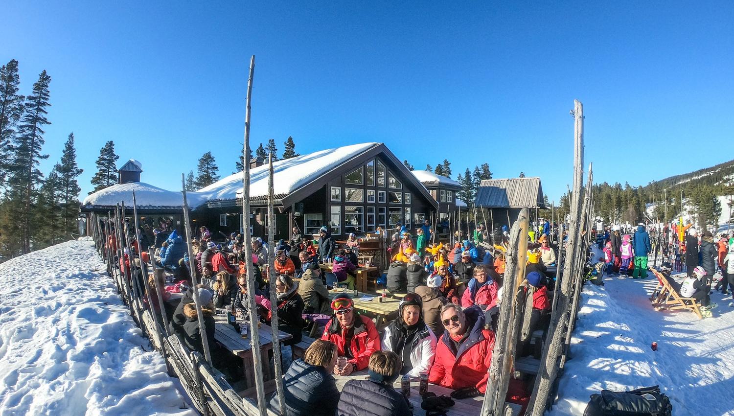 Nesbyen Alpinsenter. Påske 2018. Foto Nikolai Jelstrup