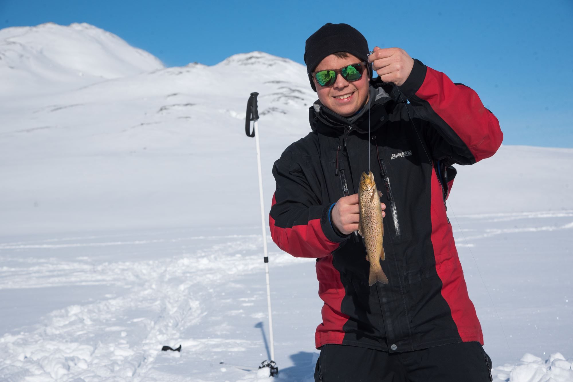 Isfiske med personlig guide.