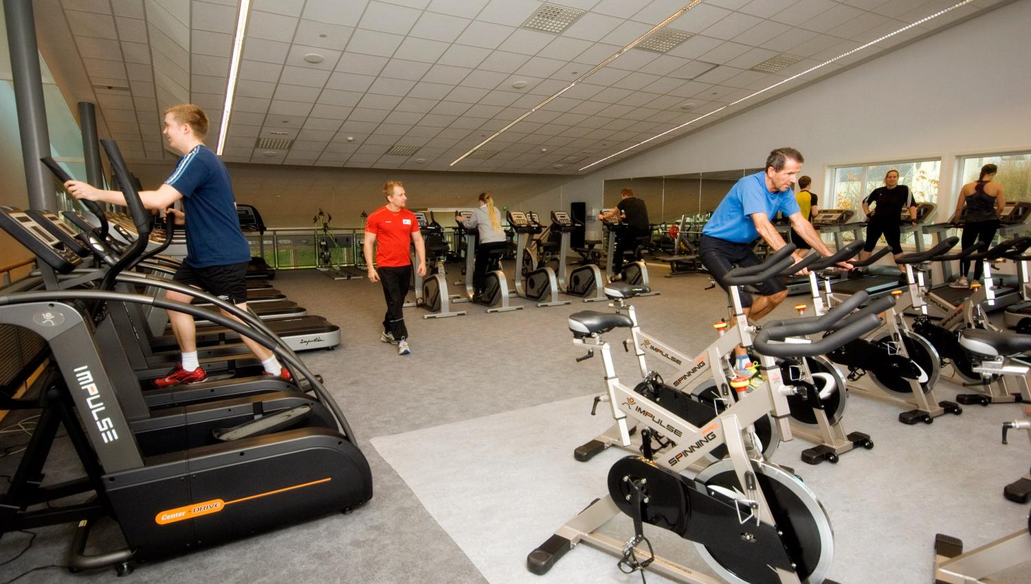 Treningslokaler hos Dampsaga bad og gym