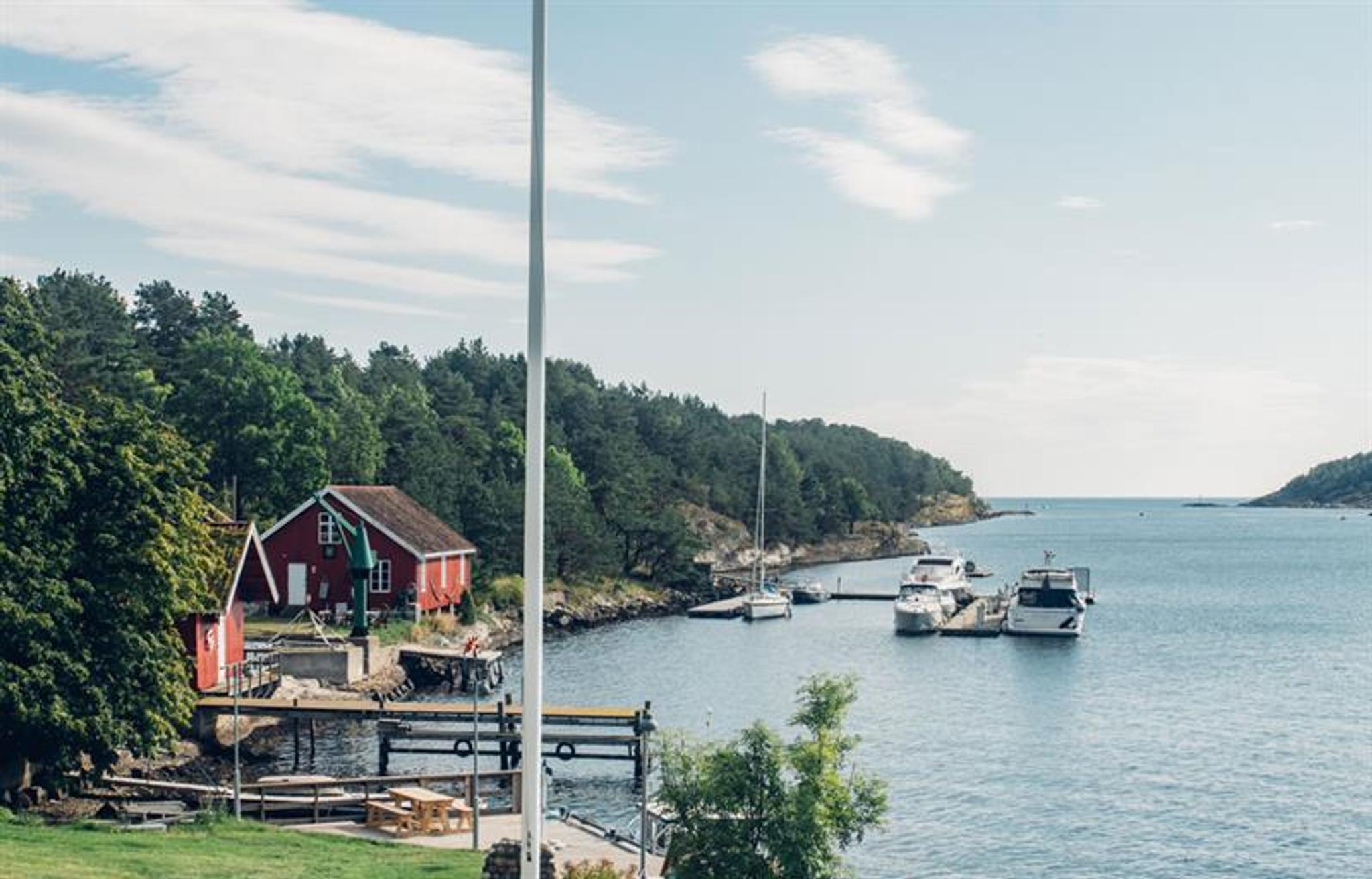 Guest harbor on Langøya in Langesund