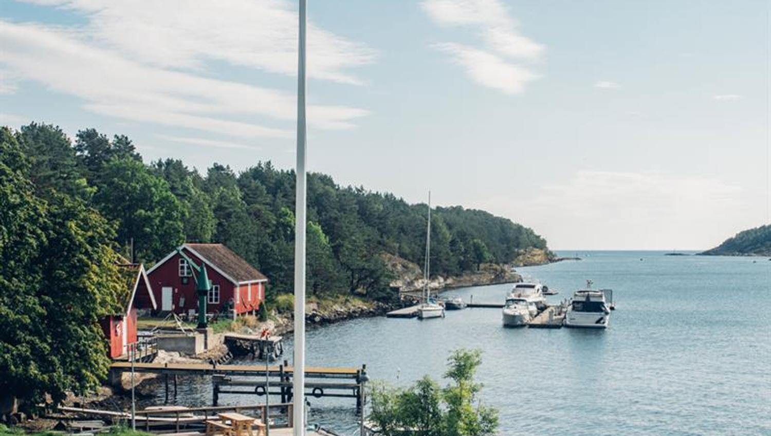 Guest harbor on Langøya in Langesund