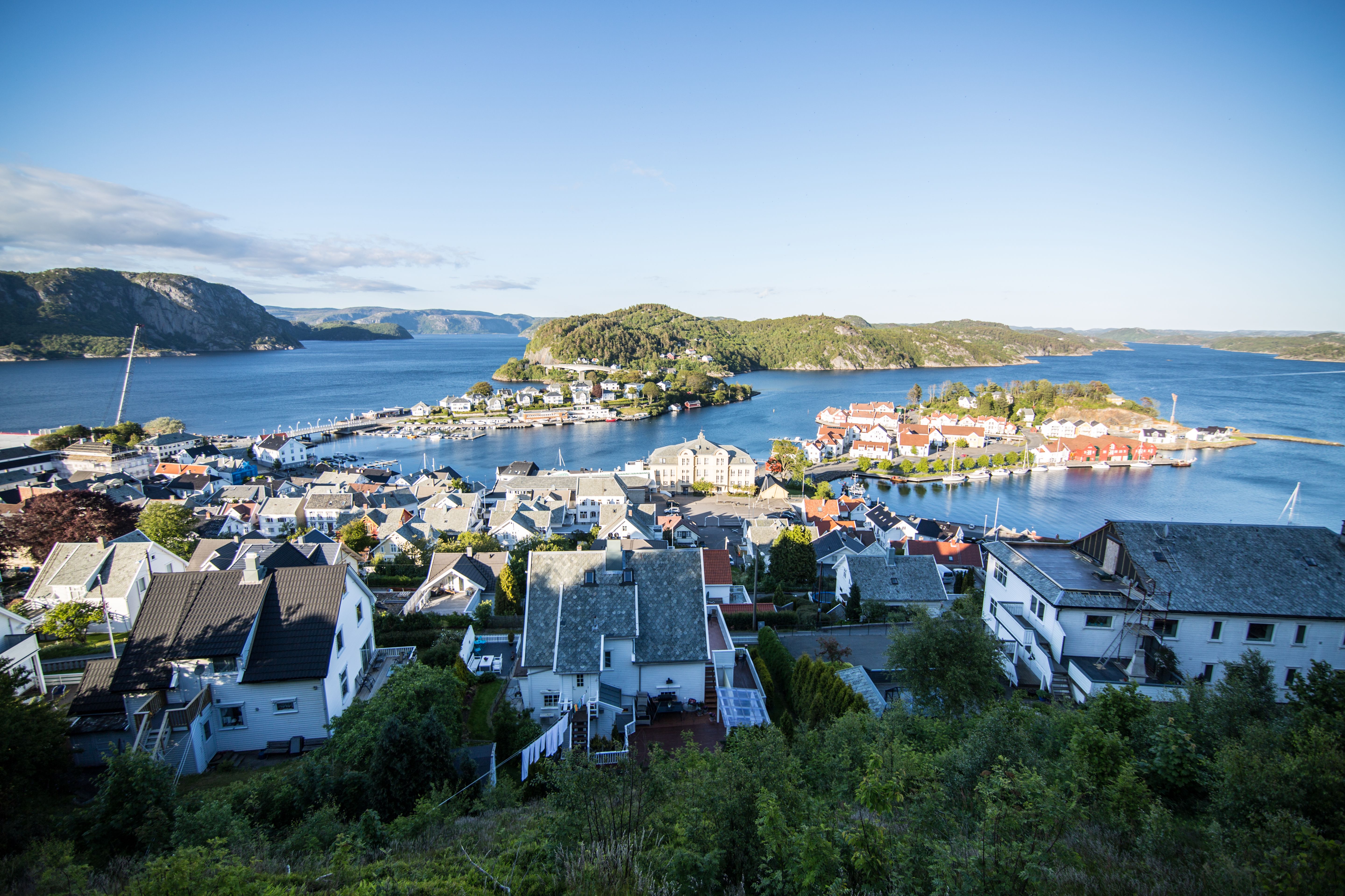 Utsikt over Farsund