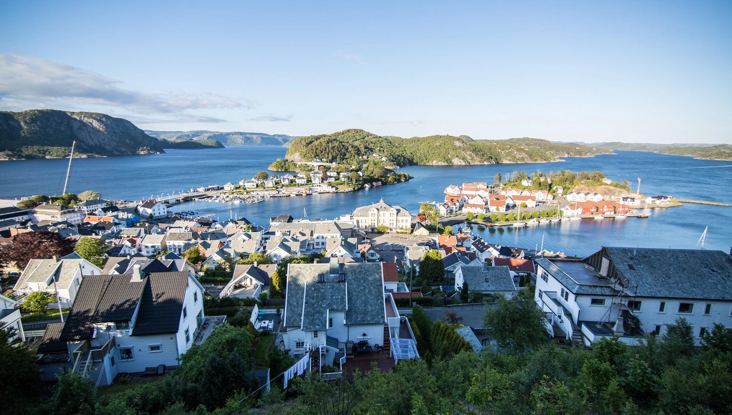 Utsikt over Farsund