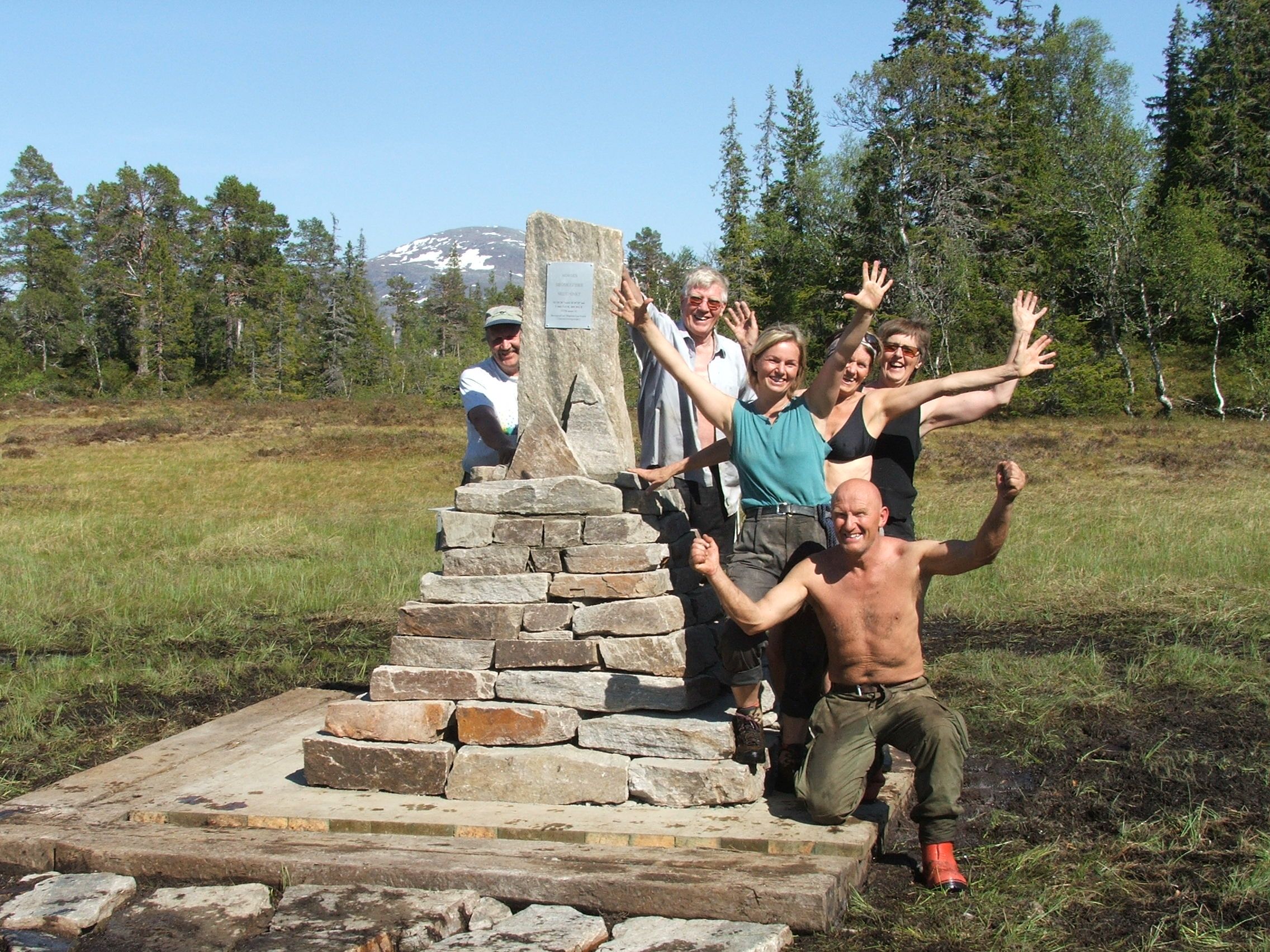 The geographical centre of Norway
