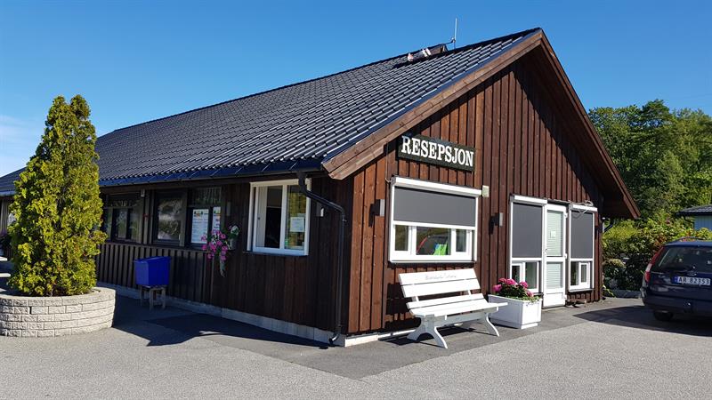 Resepsjon og butikk