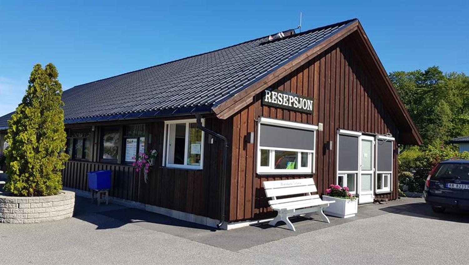 Resepsjon og butikk