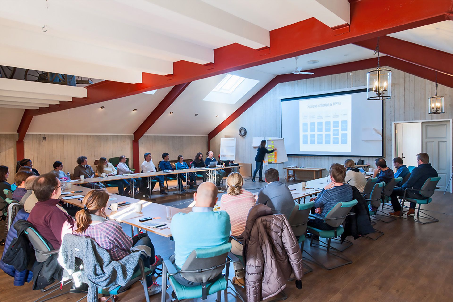 Konferansesal på Helgaker gård