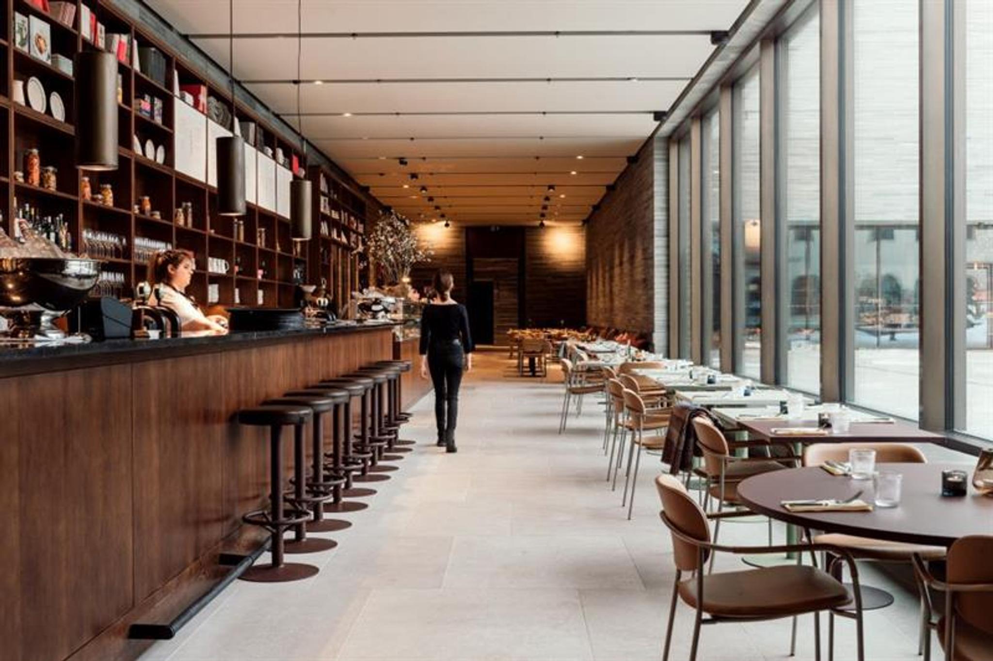 interiør på nasjonalmuseets kafe