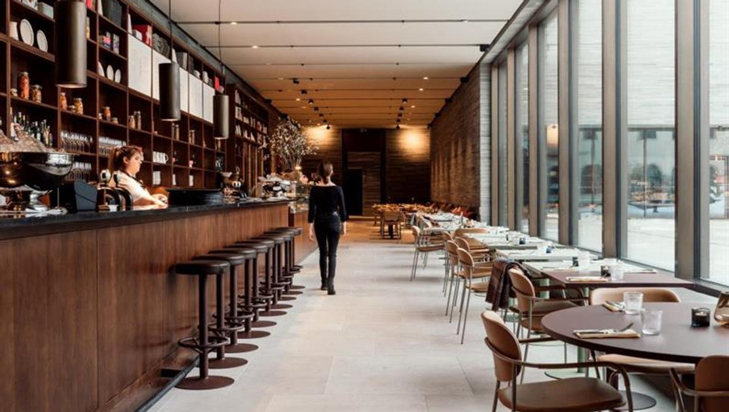 interiør på nasjonalmuseets kafe