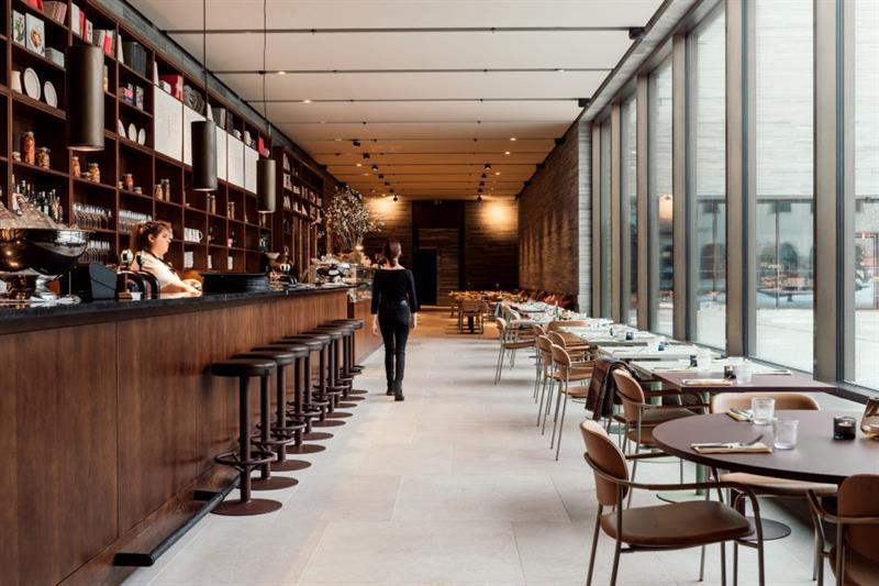 interiør på nasjonalmuseets kafe