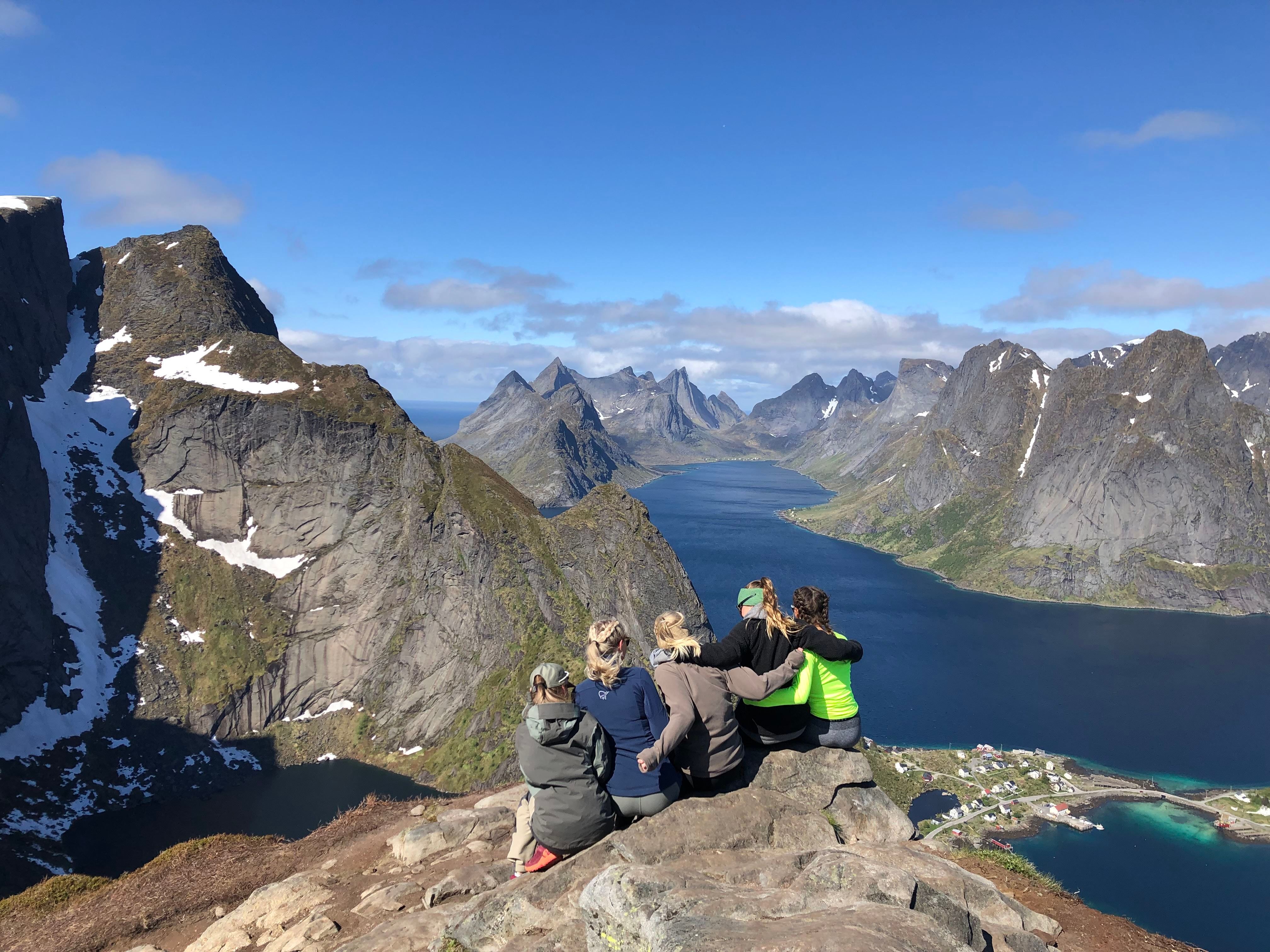 Reinebringen med venner