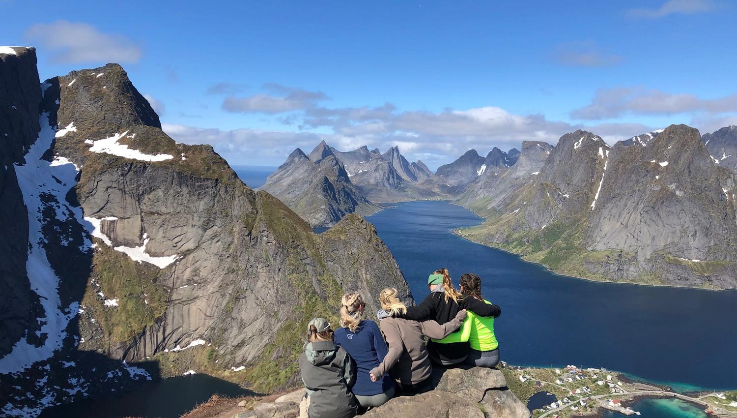 Reinebringen med venner
