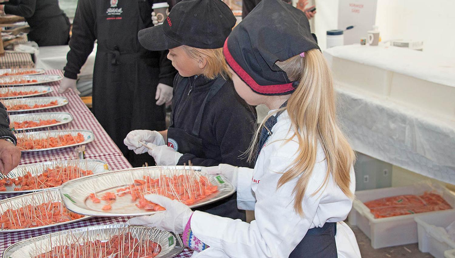 Norsk Rakfiskfestival, Fagernes i Valdres, norsk matkultur, rakfisk frå Valdres, smaksprøve