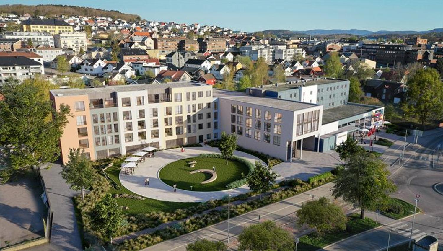 Våren 2027 kan du sjekke inn på hotellets nyt tilbygg. Da utvides Thon Hotel Horten til 186 rom!