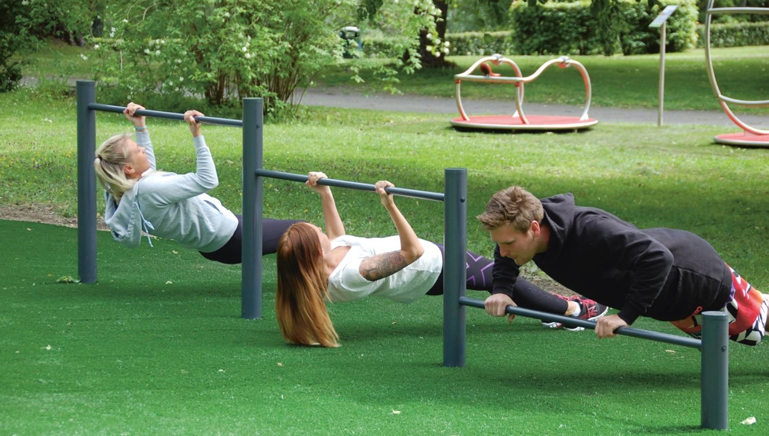 Tufte-parken i Søndre park - Hønefoss
