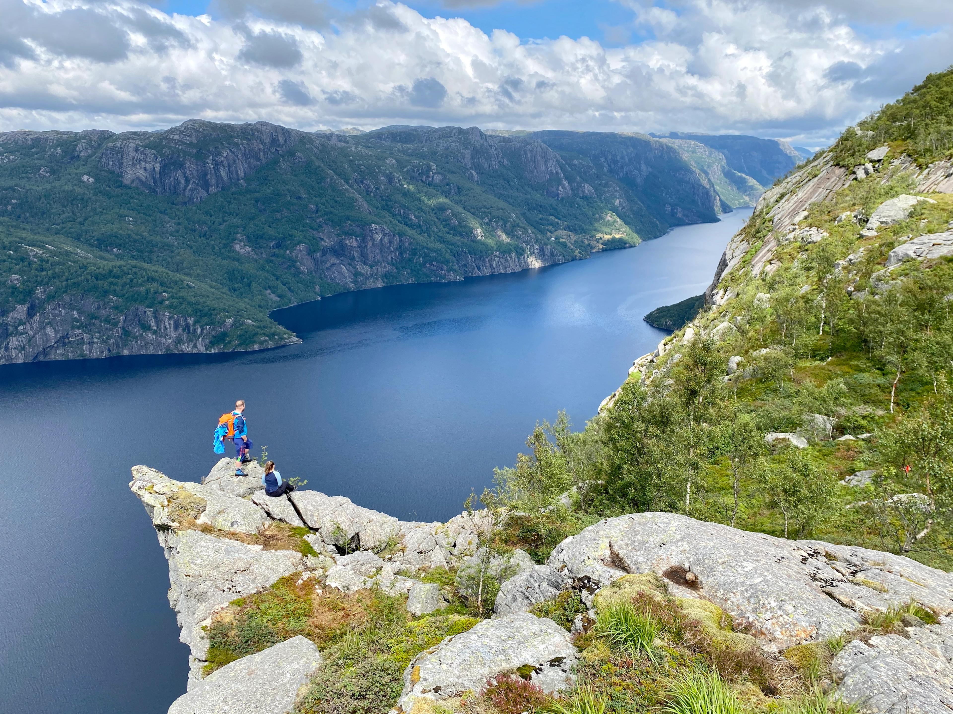 Bootsfahrt auf dem See Ørsdalsvatnet