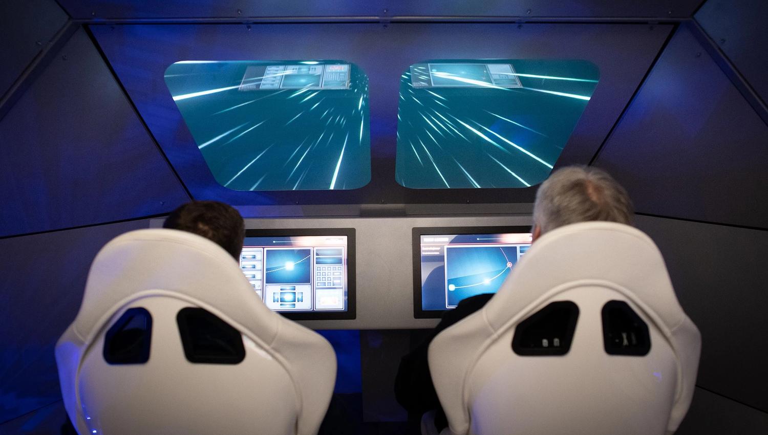 Spaceship Aurora virtuell reise