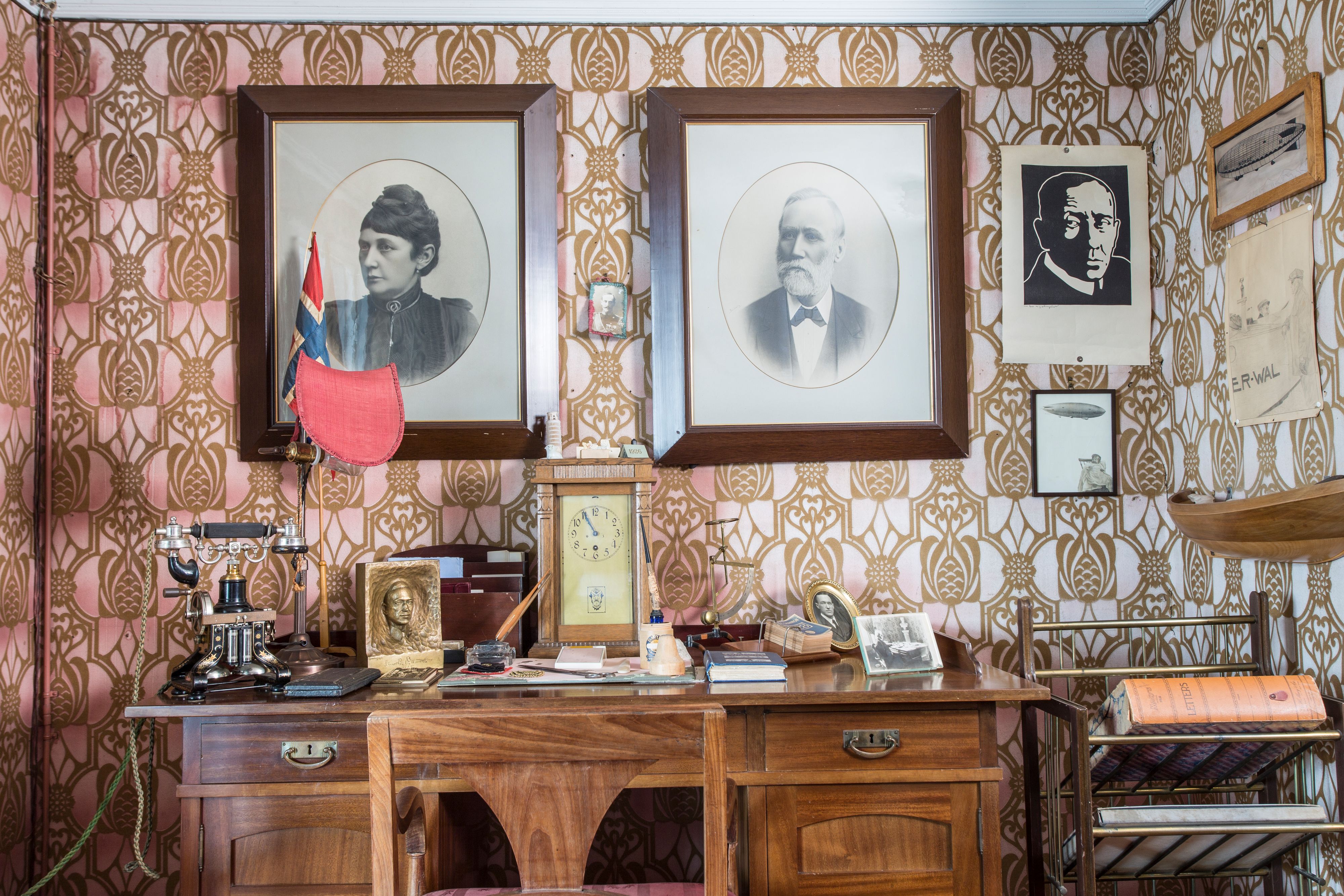 Roald Amundsens hjem Skrivebord