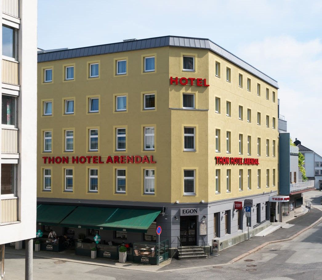 front of Thon Hotel Arendal