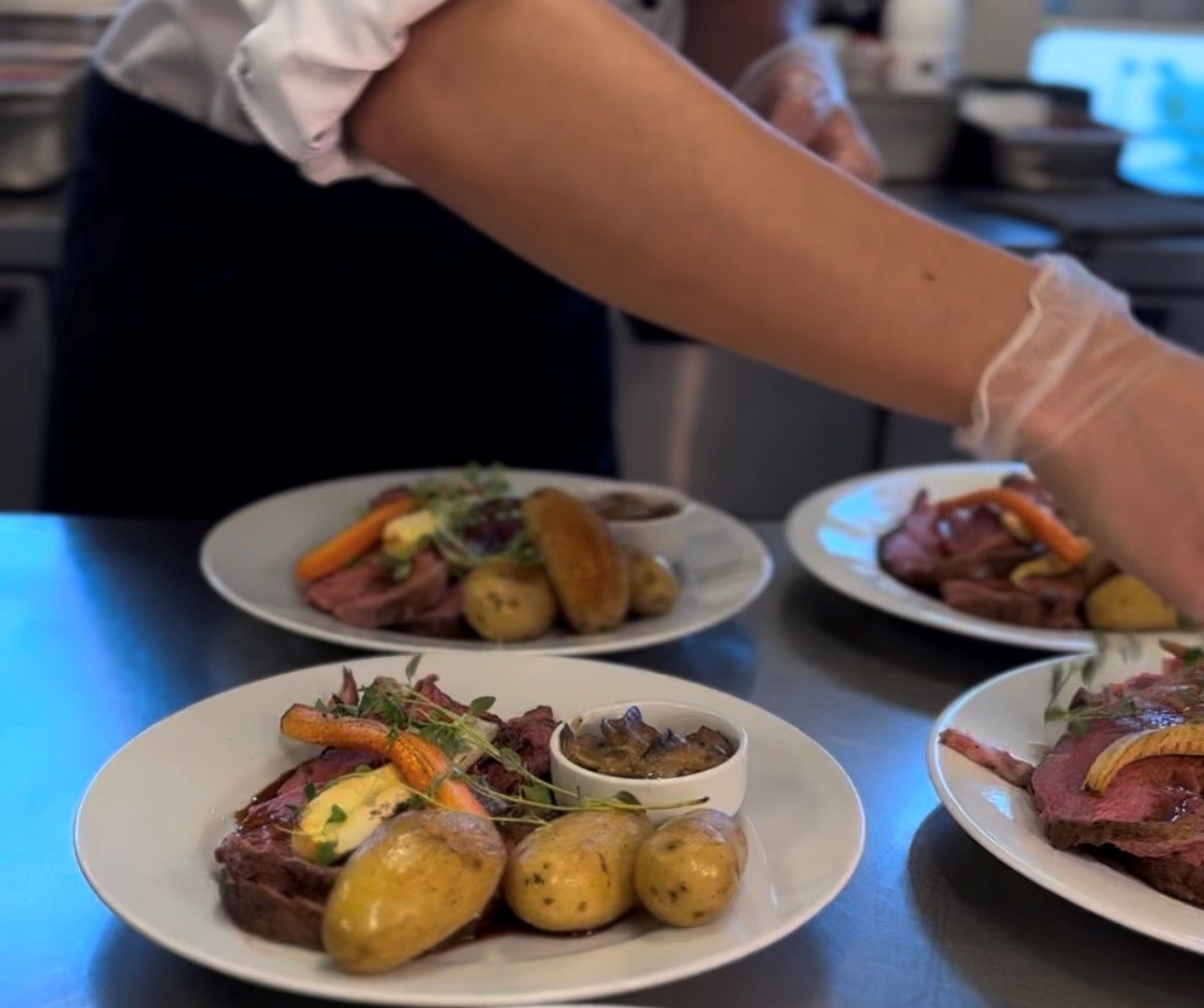 food at Langøya Manor