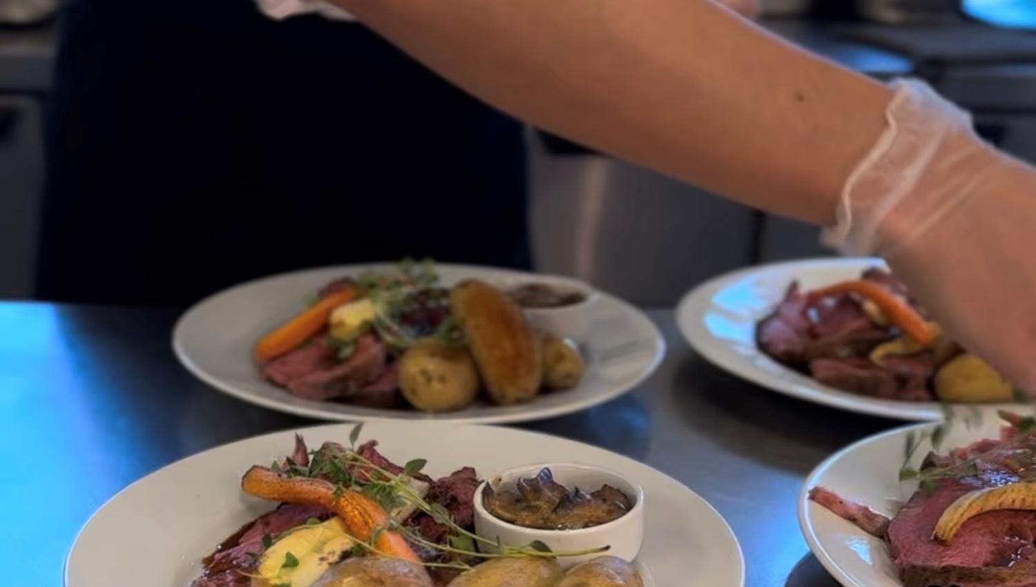 food at Langøya Manor