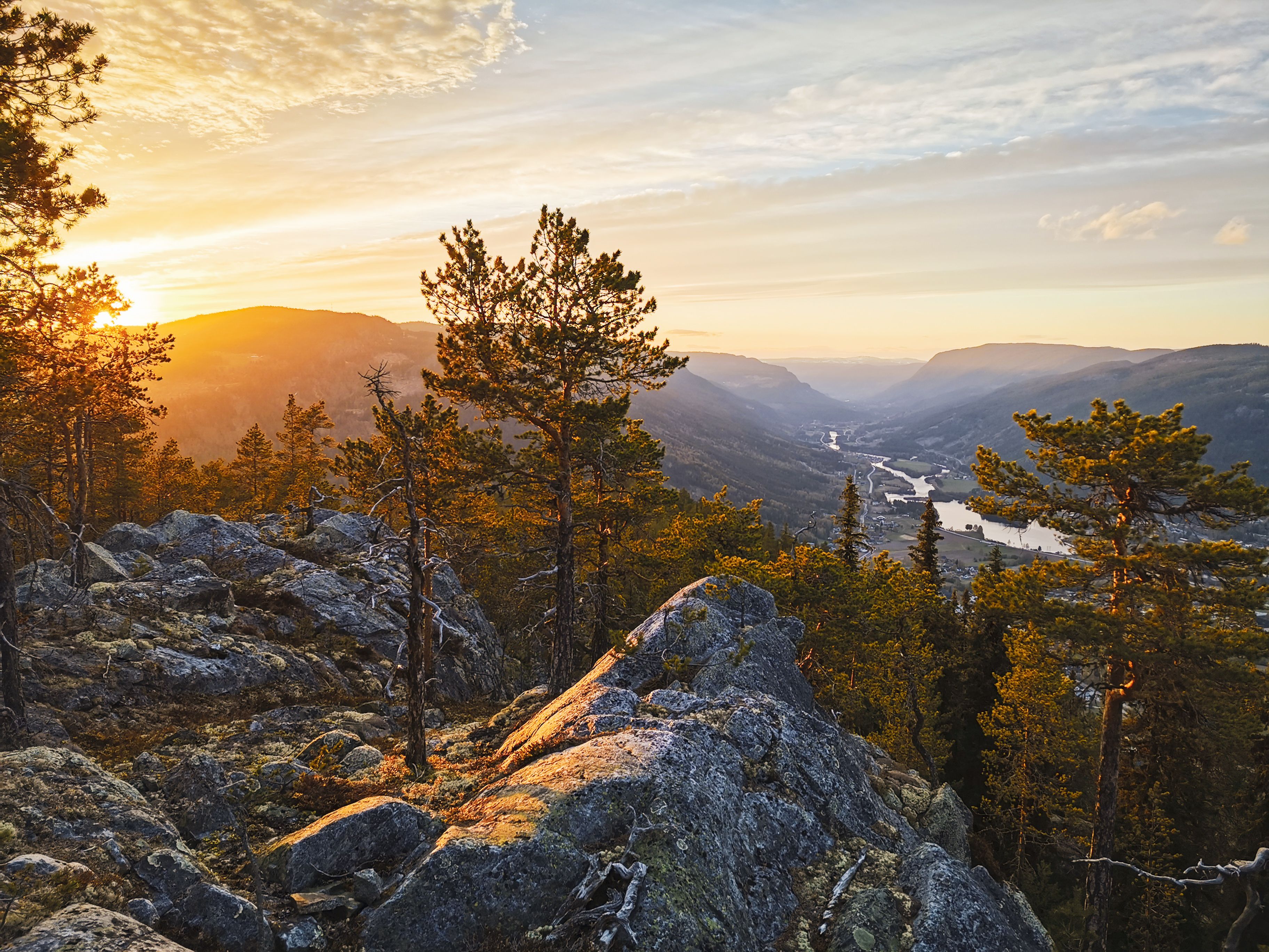Nesbyen solnedgang Beia
