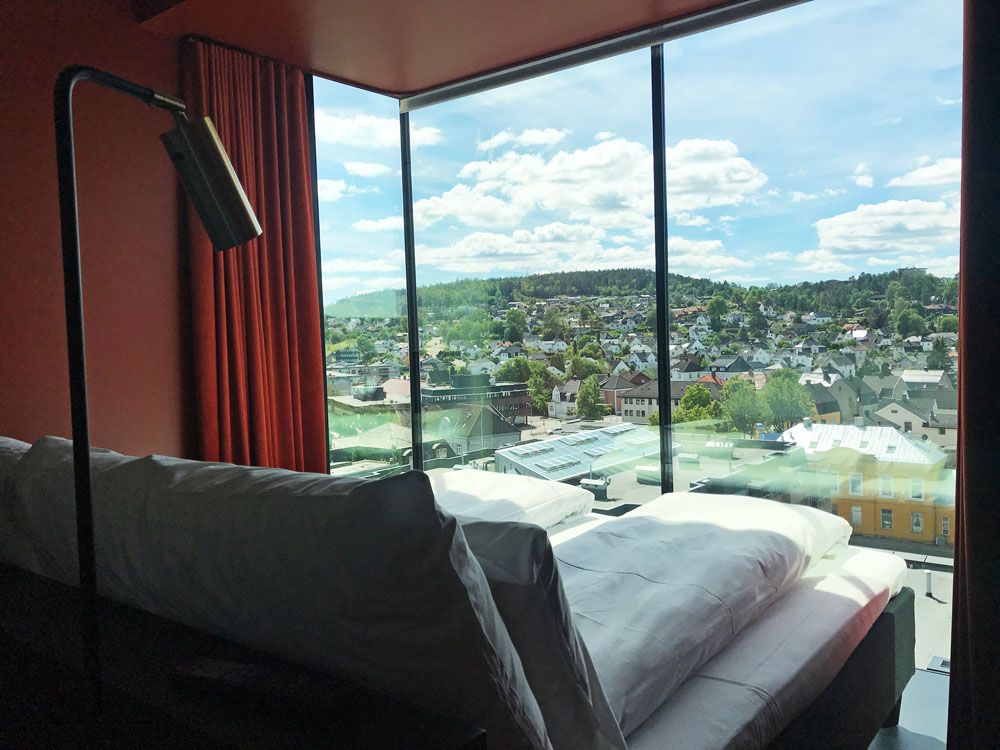 view from a bedroom at Comfort Hotel Porsgrunn