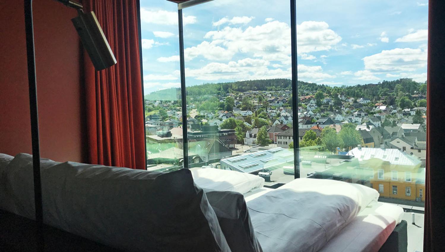 view from a bedroom at Comfort Hotel Porsgrunn