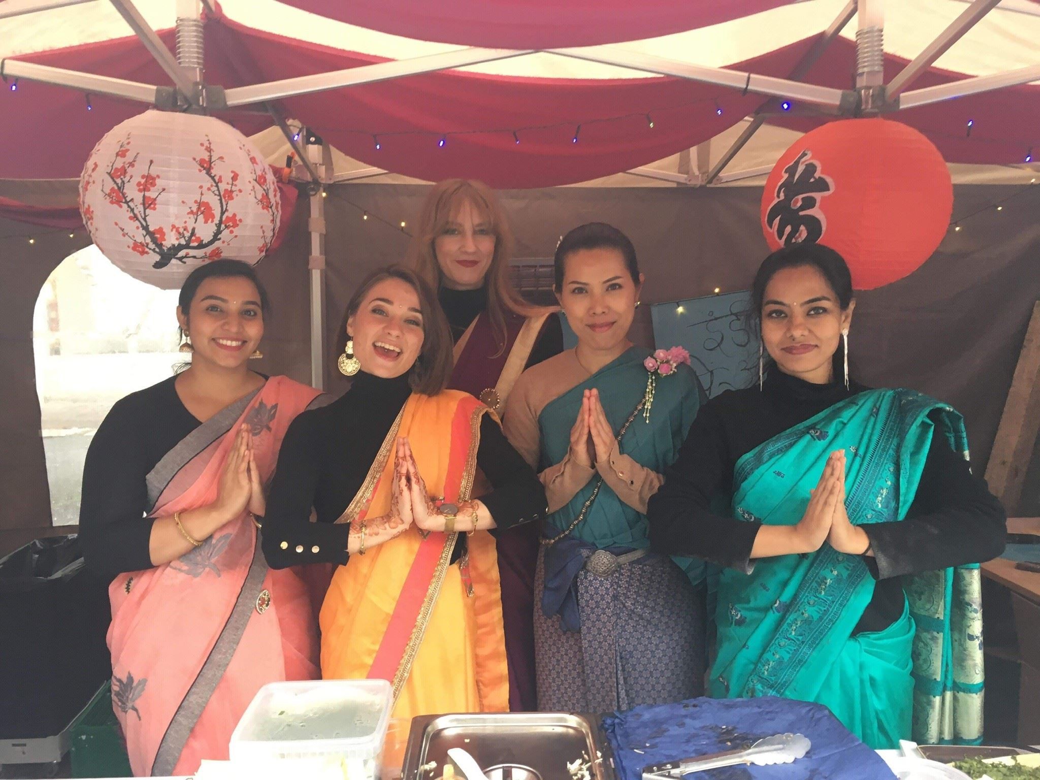 Employees at Indie restaurant