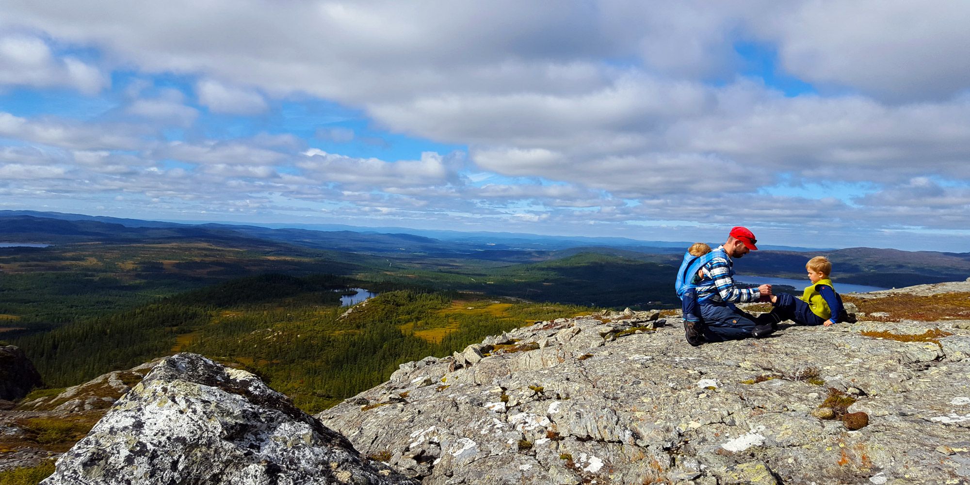 Skjækra mountain and the landscape by Mokk Farm in Steinkjer