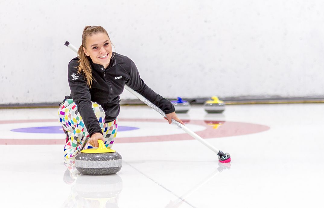 Jenta på curling