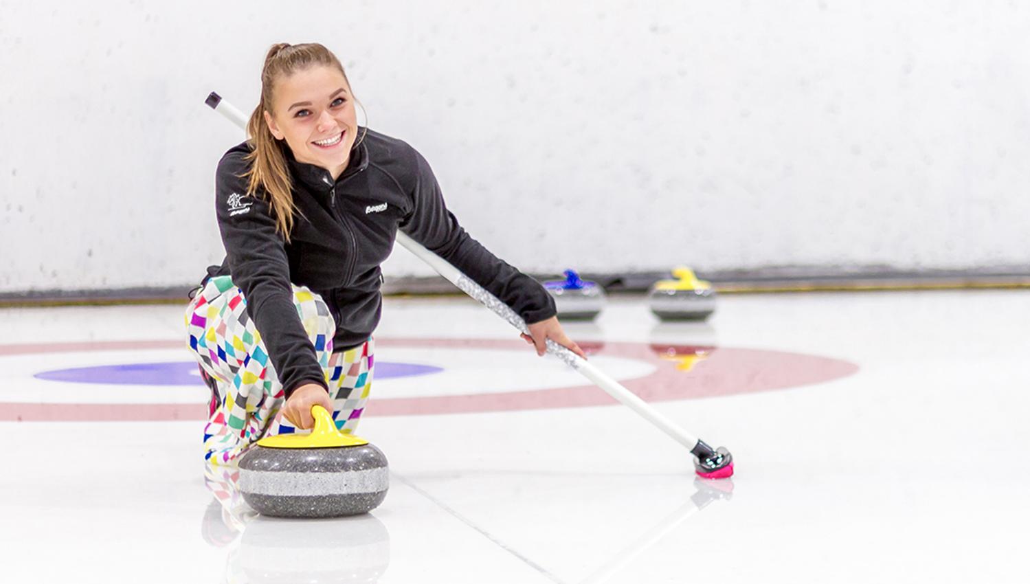 Jenta på curling