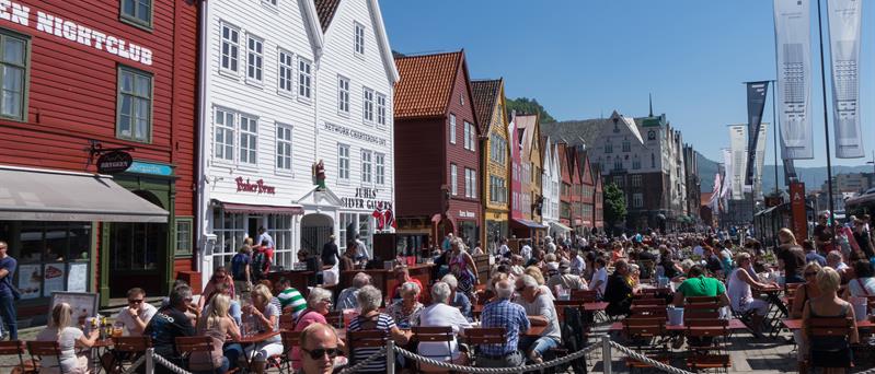 Se Bergen fra sykkelsetet