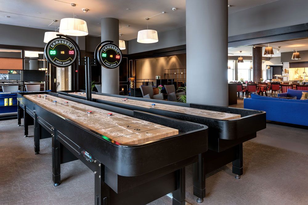 shuffleboard på Hotell Vic