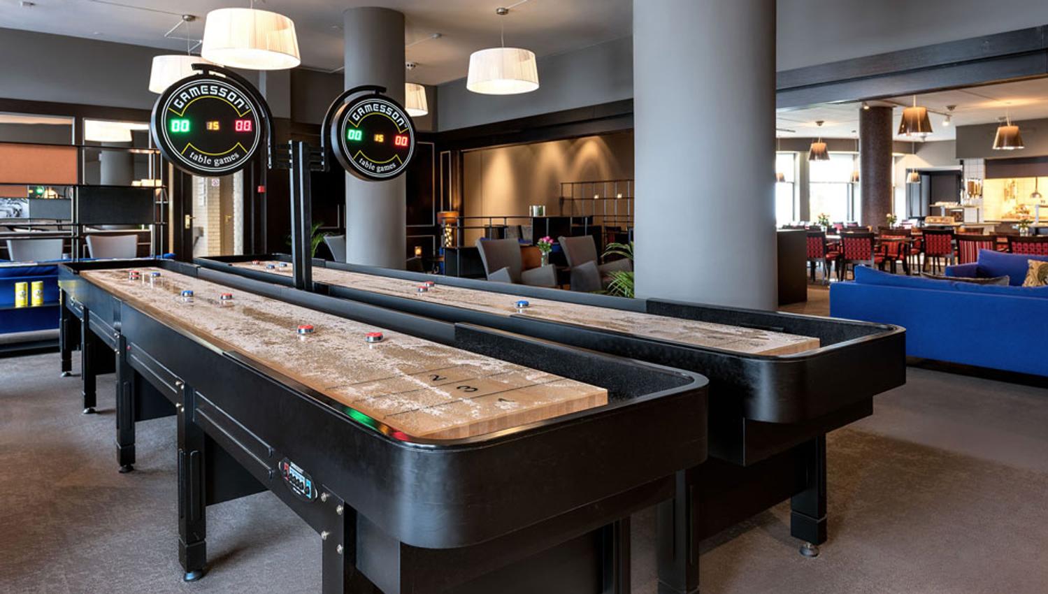 shuffleboard på Hotell Vic