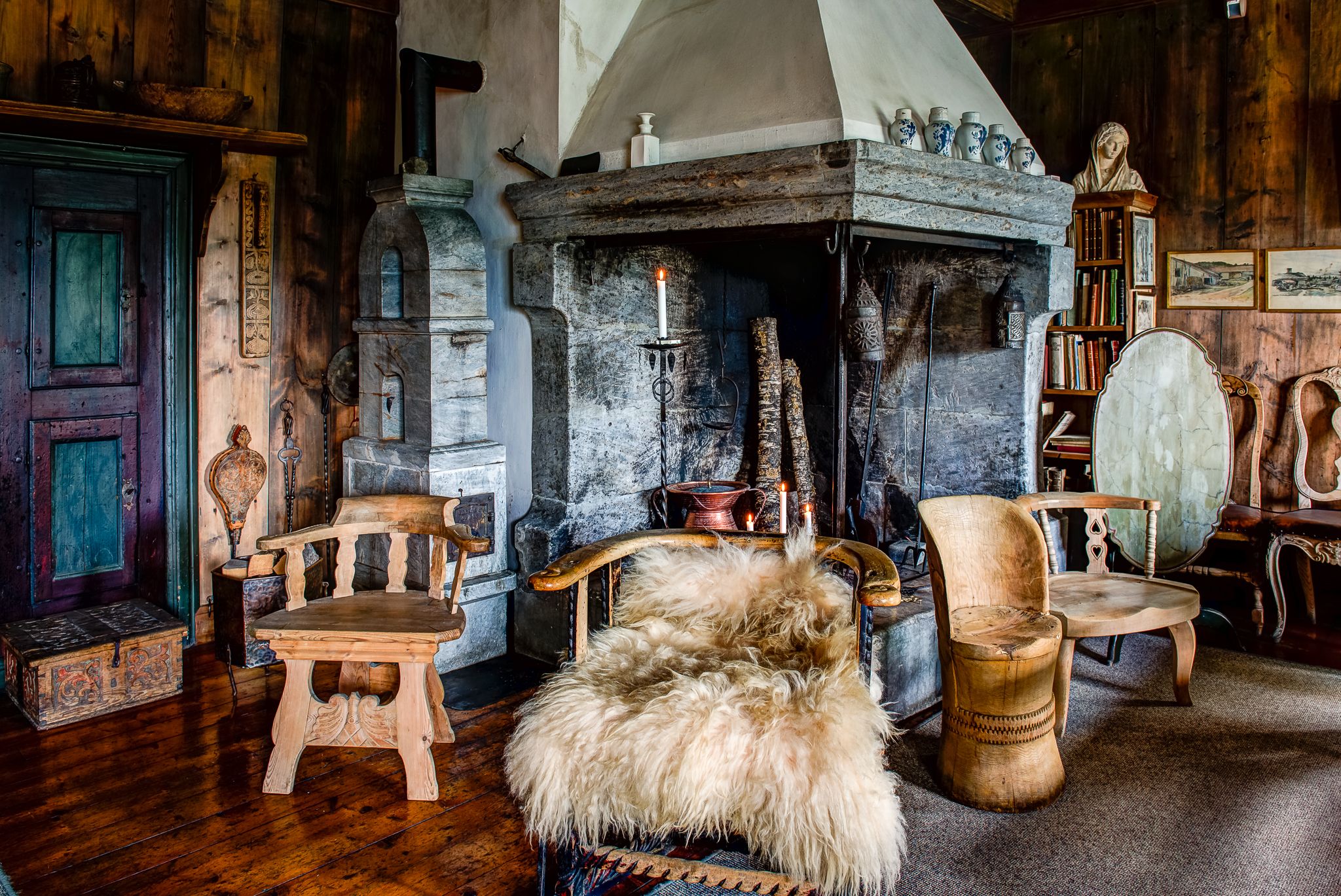 Bjerkebæk - fire place