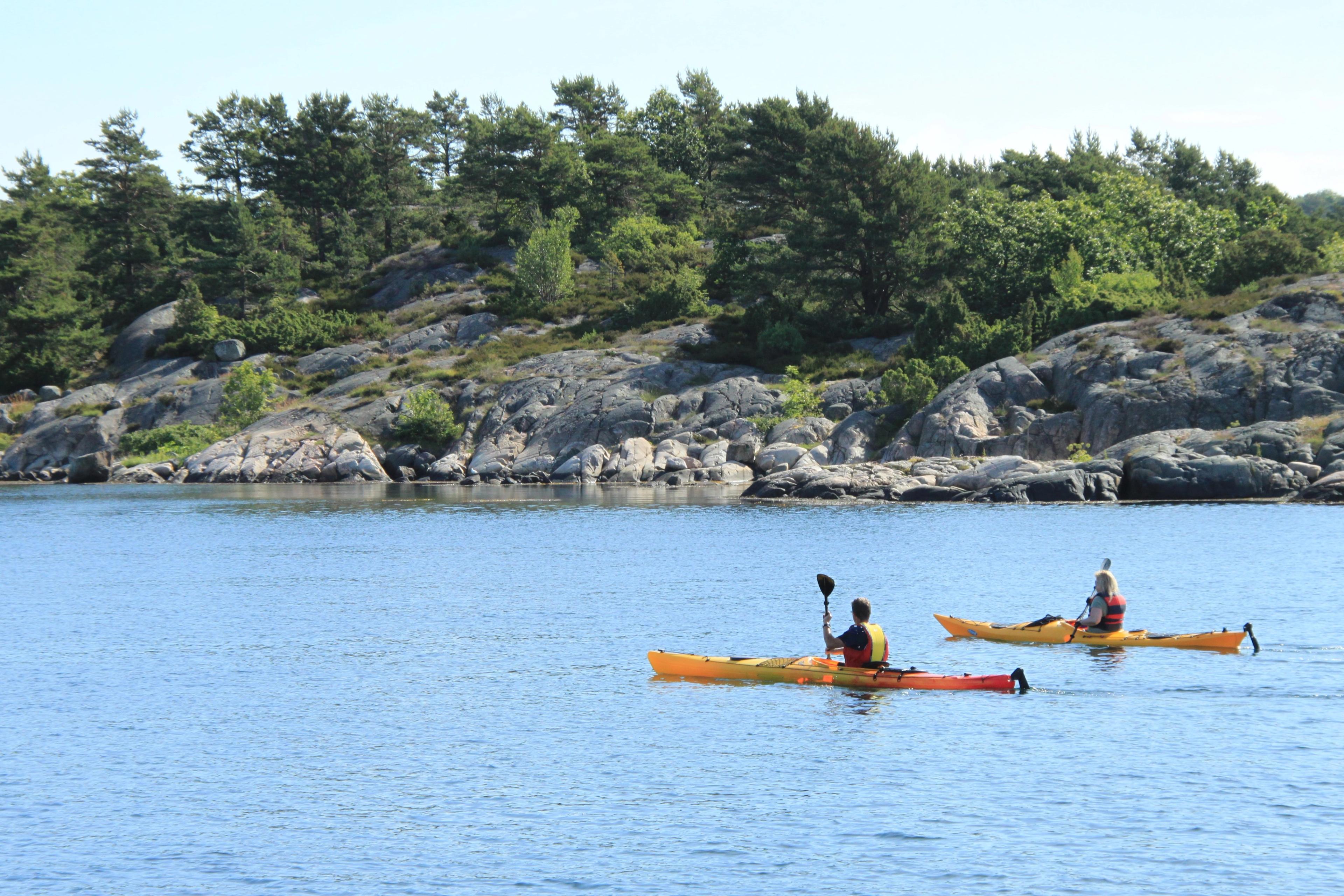 Padling i Grimstads skjærgård