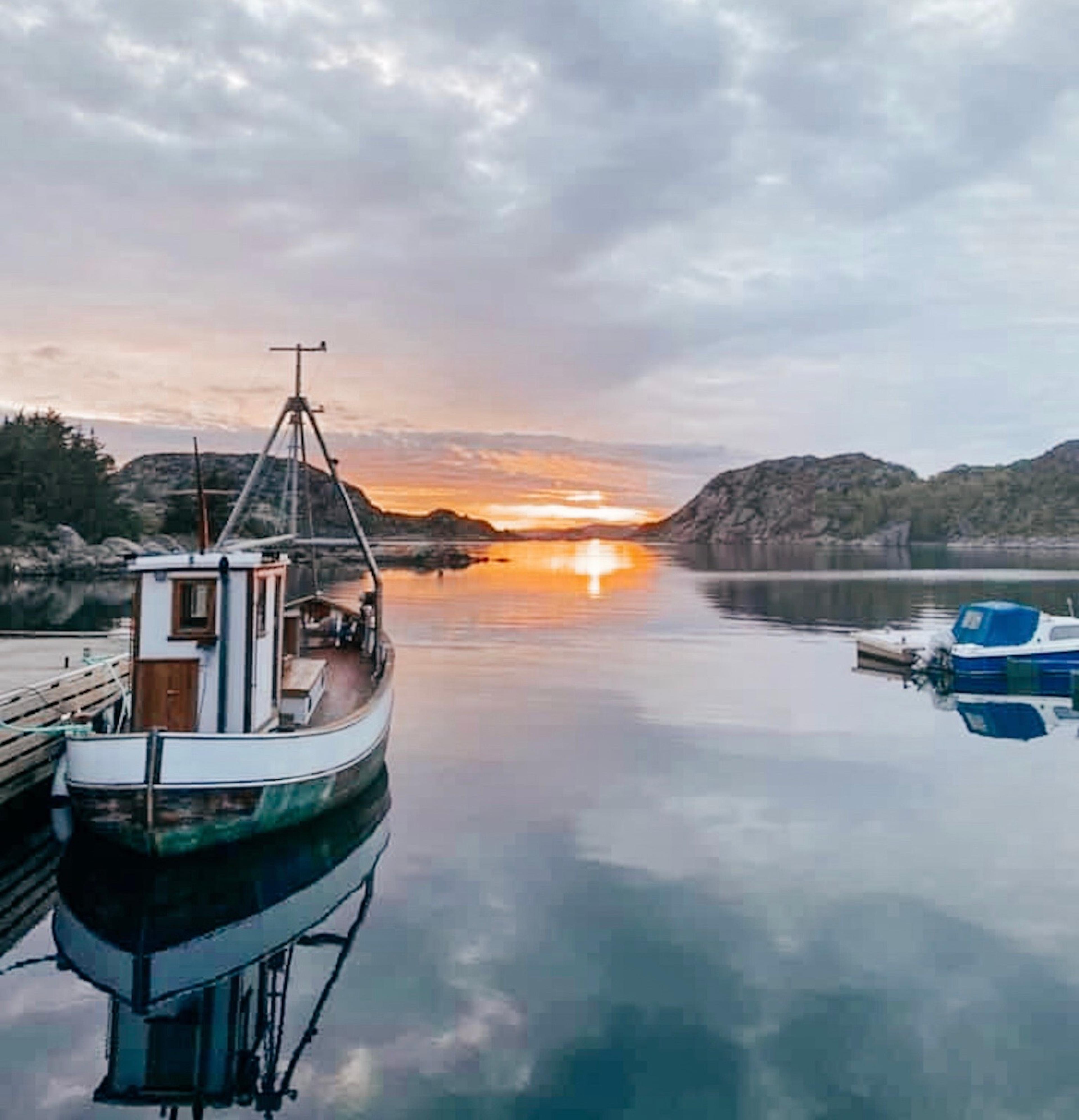 Båt hos Korshamn Rorbuer