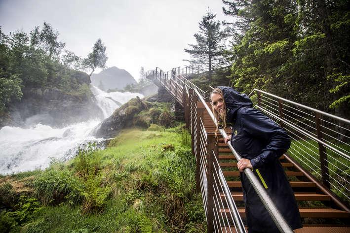 Fossevandring i Geiranger