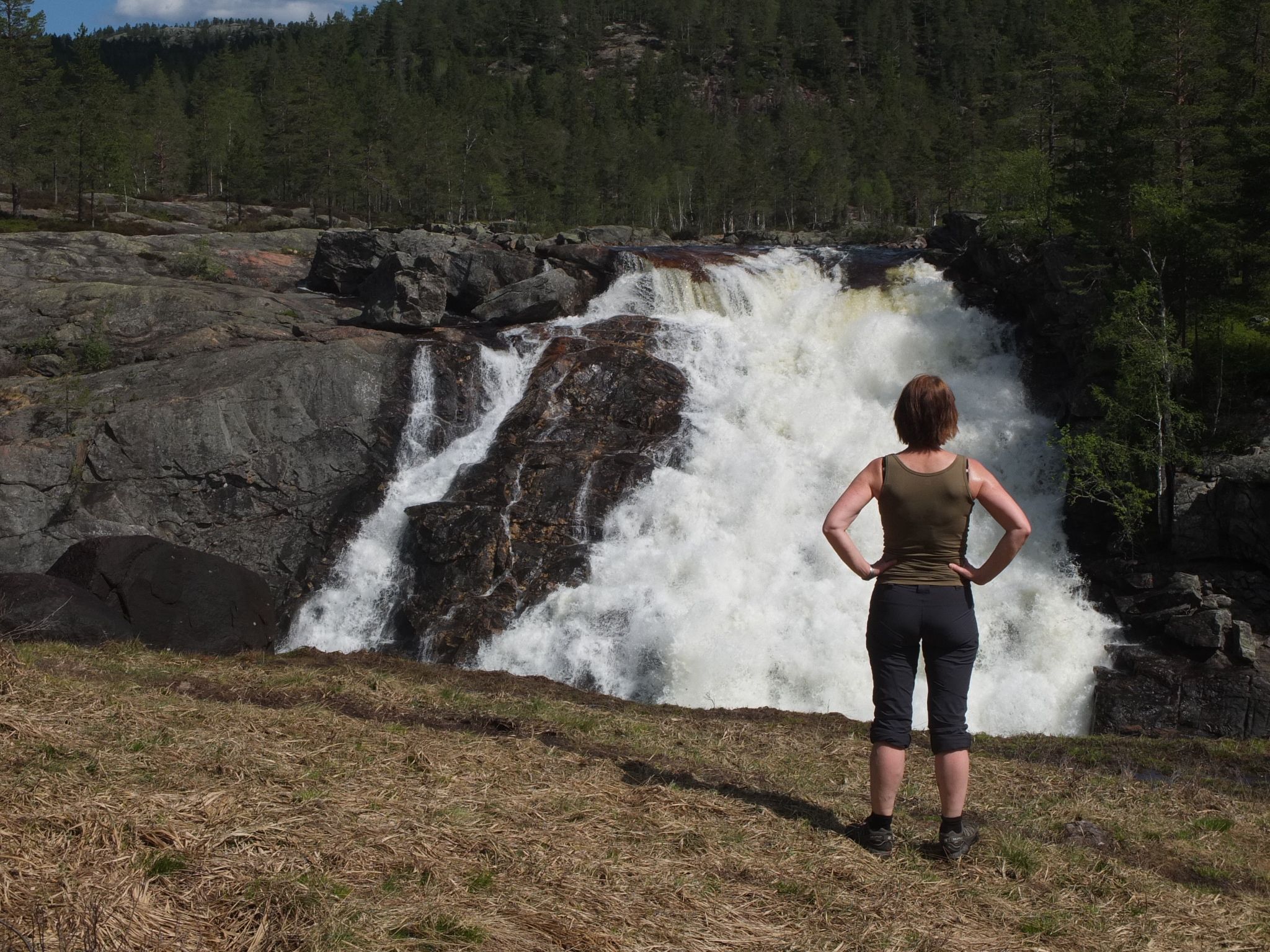 Rjukanfossen på Tovdal i Åmli kommune