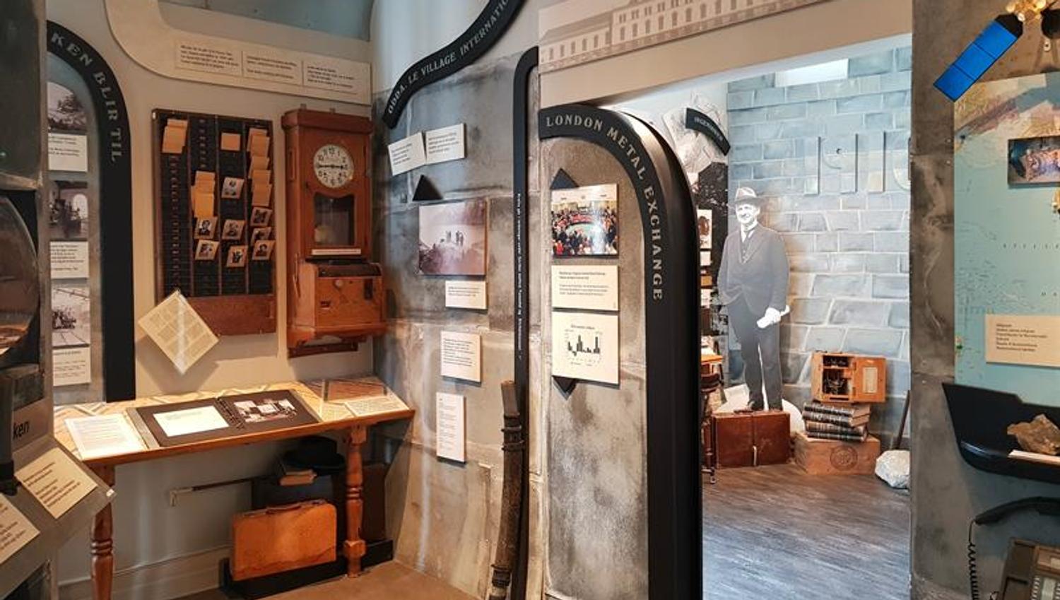 Interaktiv utstilling på Kraftmuseet som viser utviklinga av den norske vasskraftindustrien, med historiske gjenstandar.