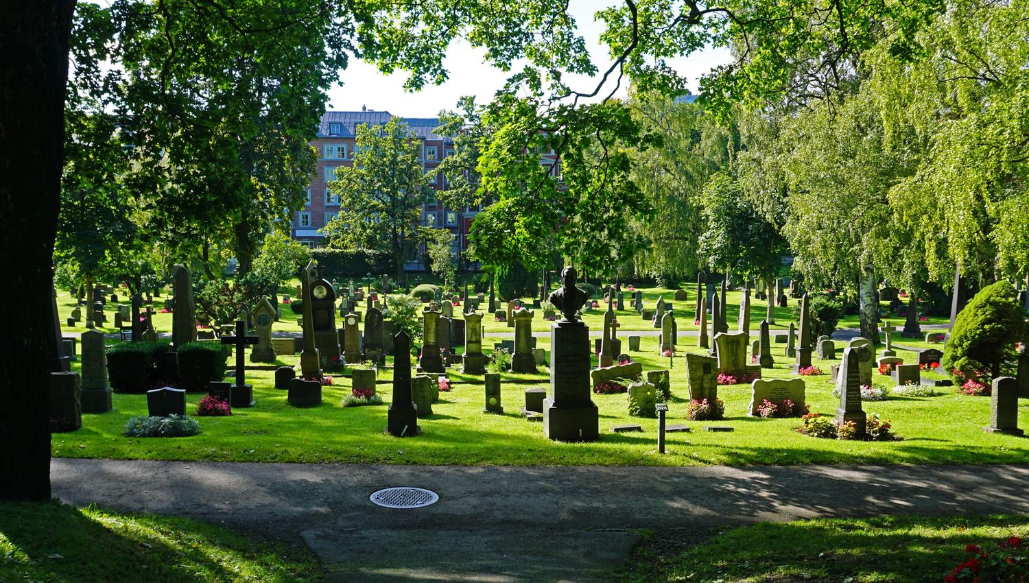 vår frelsers gravlund på sommeren